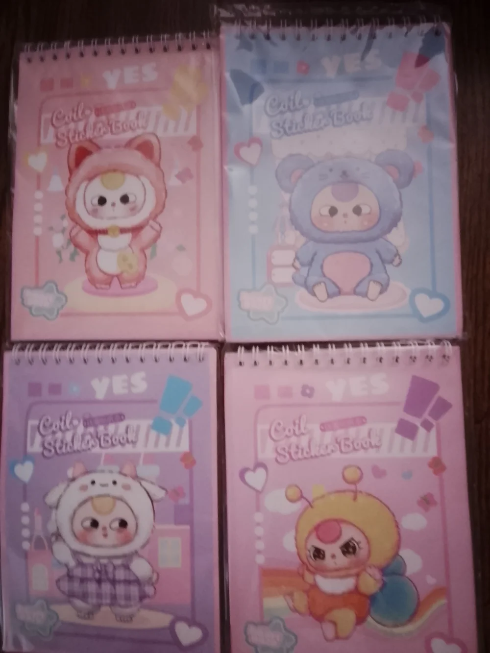 Baby Three Sticker Book - Set Of 4